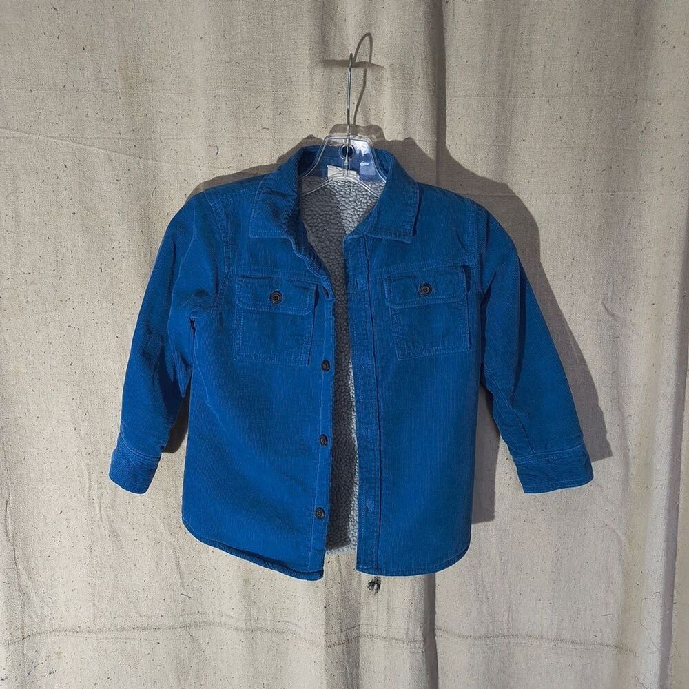 Crazy 8 Boys Size 5T Blue Corduroy Kids Jacket